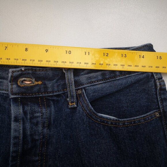 Only Blue Denim Ladies Size 30/26 Hi Rise Ankle Length Button Fly Jeans - Picture 13 of 15